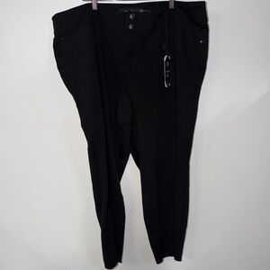Torrid The Noir Collection All Nighter Black Pant size 24 (plus) NWT